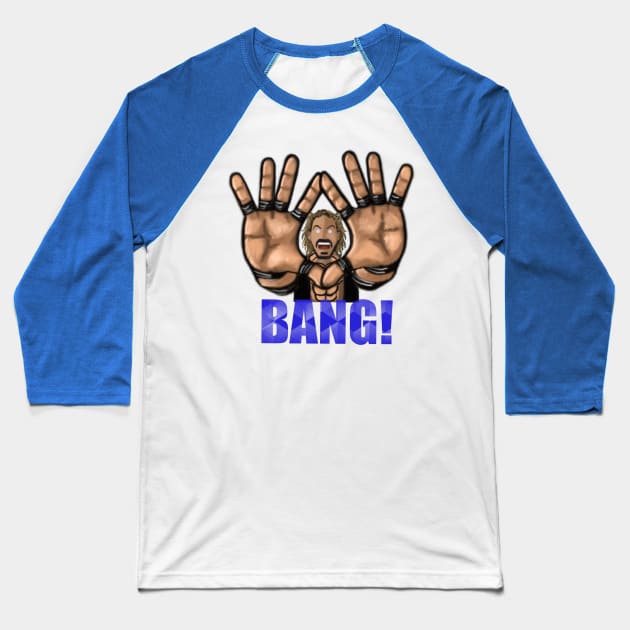 Feel the bang! Baseball T-Shirt by Ace13creations